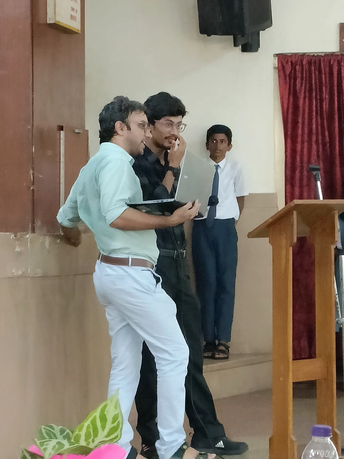 Facilitating a classroom session with students
